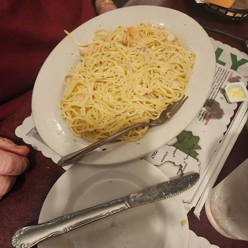 Oil& Garlic Spaghetti with Shrimp
