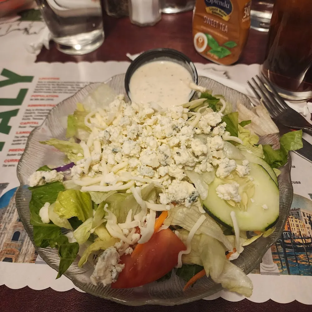 Side Salad with Blue Cheese Dressing